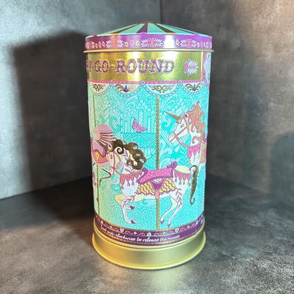 Fortnum & Mason The Magnificent Mini Musical Merry-Go-Round Tin - Empty - Picture 3 of 6